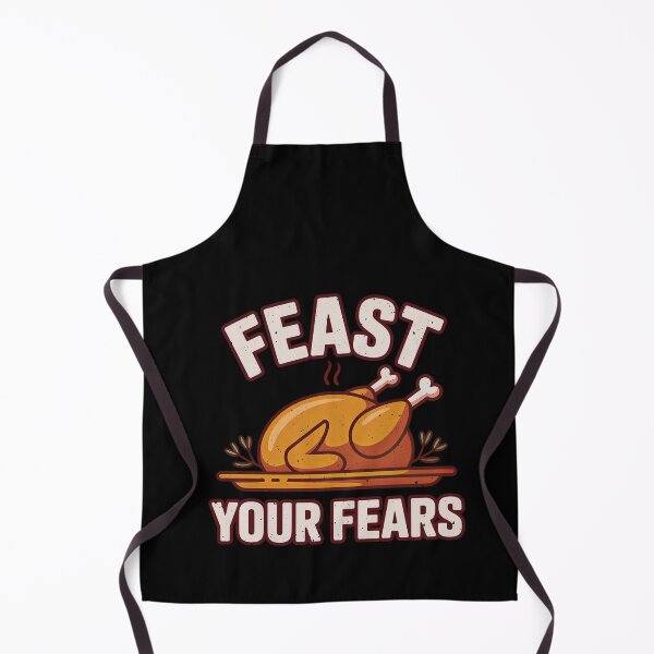 Item preview, Feast Your Fears Funny Thanksgiving Turkey Pun Holiday designed and sold by elderberry.