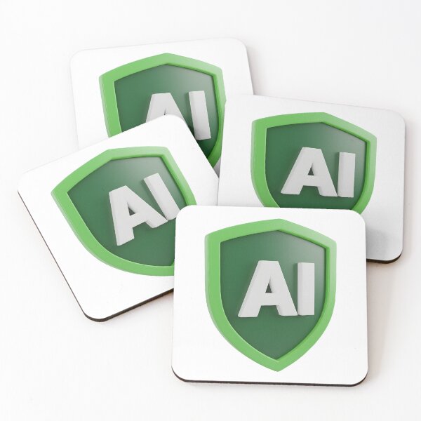 Item preview, AI Security Shield 3D Icon - Artificial Intelligence Protection and Data Safety designed and sold by gkgraphics1.