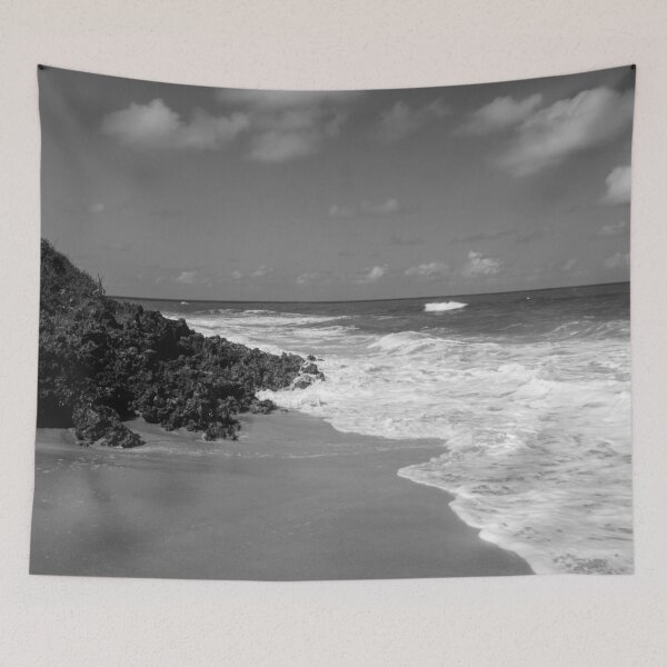 Item preview, waves of the sea on the deserted beach 5 designed and sold by felipequeiroz.