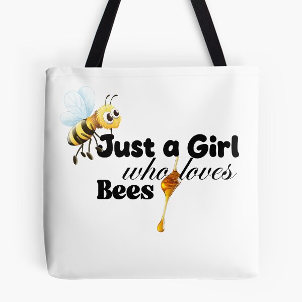 Item preview, Just a Girl Who Loves Bees | Cute Bee Lover Design for Women & Nature Fans designed and sold by fabricutie.
