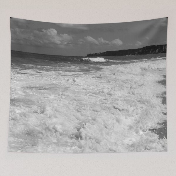 Item preview, waves of the sea on the deserted beach 6 designed and sold by felipequeiroz.