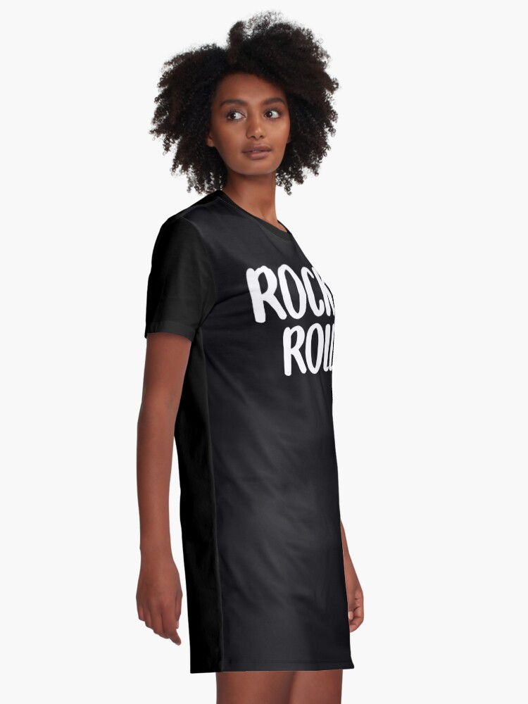 rock and roll t shirt dress