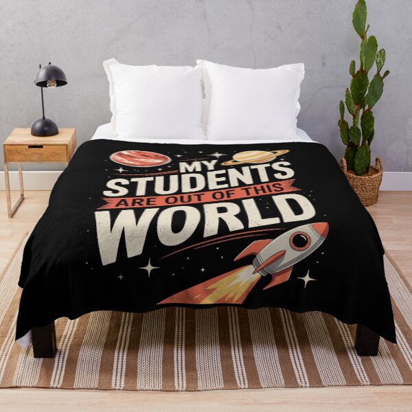 Item preview, Cute Teacher My Students Are Out Of This World Space designed and sold by BeetleMalon.