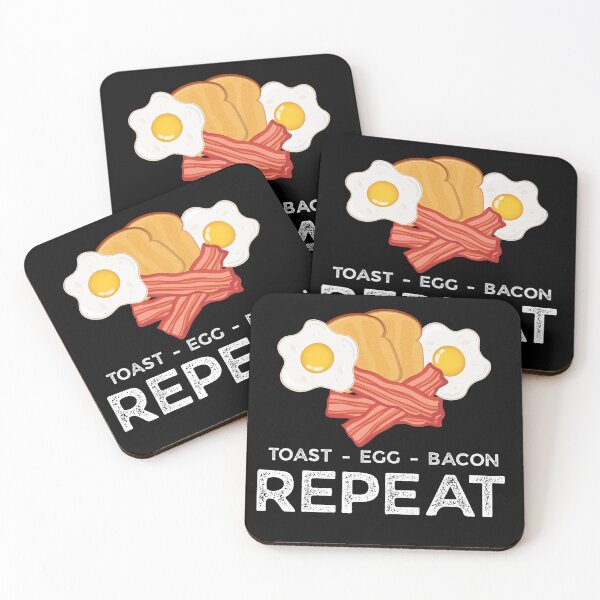 Item preview, Toast Egg Bacon Repeat designed and sold by bettercolors.