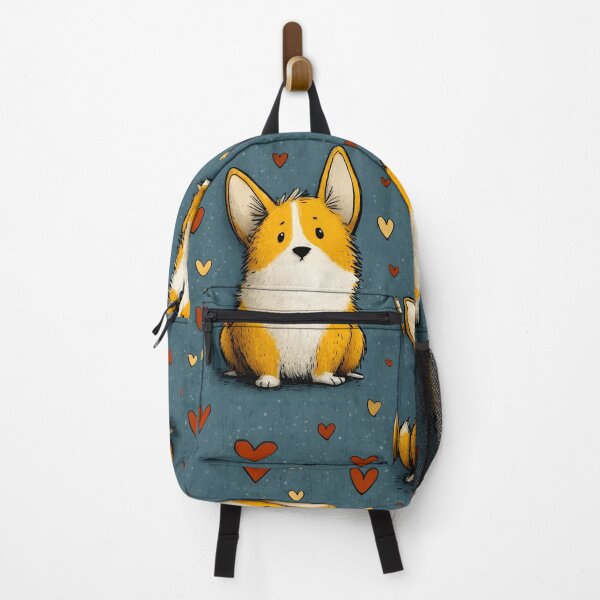 Item preview, Funny Corgis Cute Corgi Dog Lover Cartoon Animals Retro Pattern designed and sold by SecretDicer.