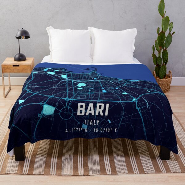 Item preview, Bari Midnight City Map designed and sold by HomeLivingCo.