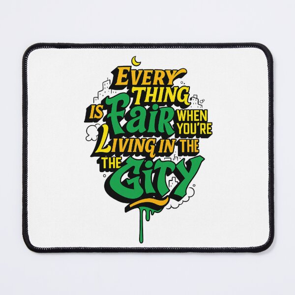 Item preview, Urban Fairplay — City Life Quote Typography designed and sold by ArtesioByZaber.