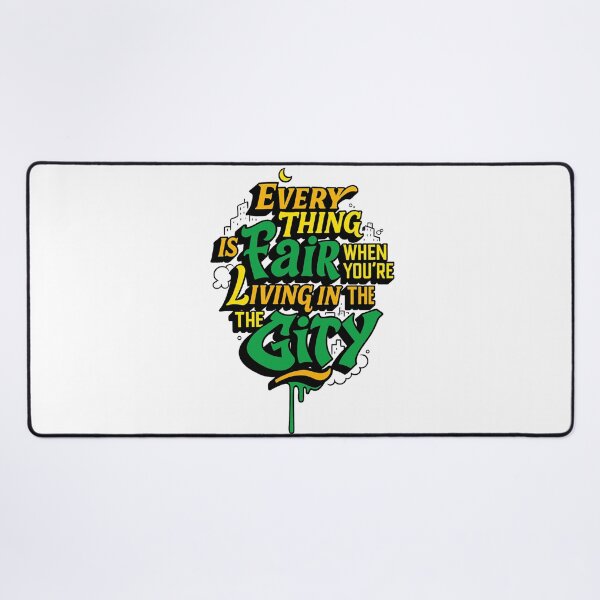 Item preview, Urban Fairplay — City Life Quote Typography designed and sold by ArtesioByZaber.