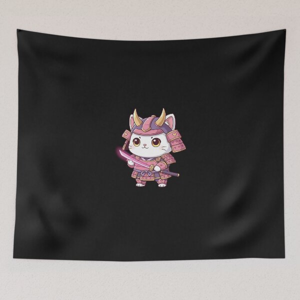 Item preview, Japanese Ninja Art And Japan Samurai Cat  designed and sold by grumpzara.
