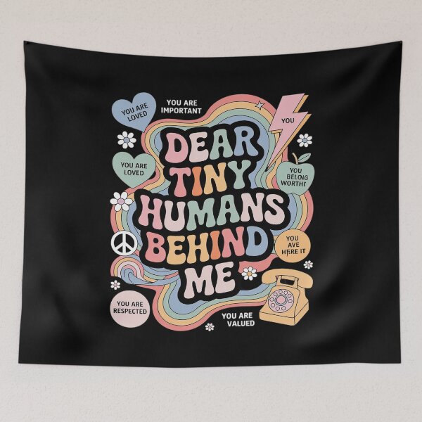 Item preview, Dear Tiny Humans Behind Me Teacher First Day Back To School  designed and sold by BeetleMalon.