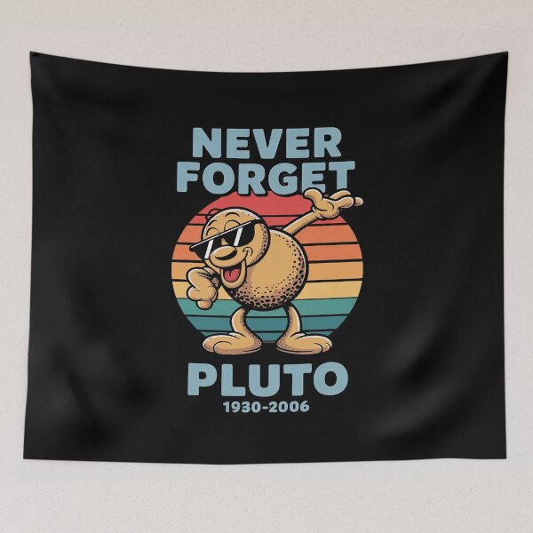 Item preview, Pluto Never Forget 1930-2006 Kid Space Science Teacher  designed and sold by BeetleMalon.