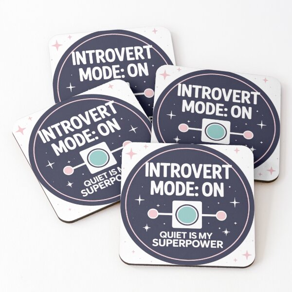 Item preview, Introvert Mode: ON – Quiet Is My Superpower | Neurodivergent Affirmation Design designed and sold by LOLbySA.