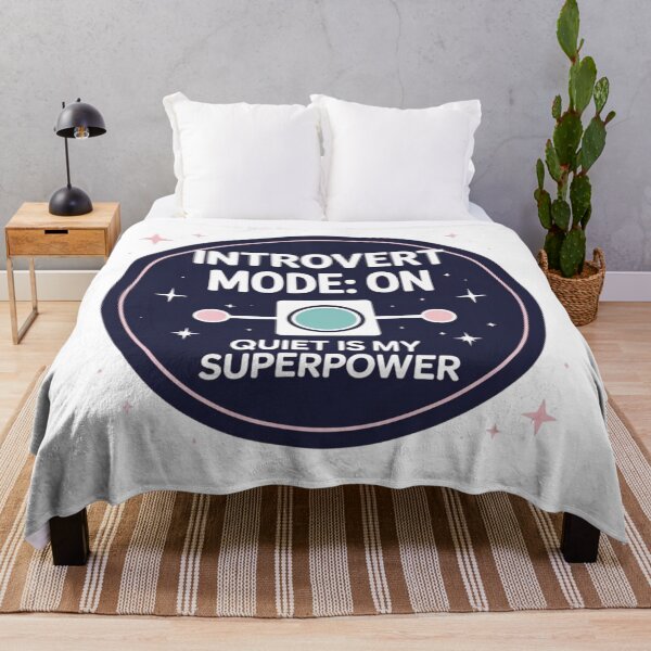 Item preview, Introvert Mode: ON – Quiet Is My Superpower | Neurodivergent Affirmation Design designed and sold by LOLbySA.