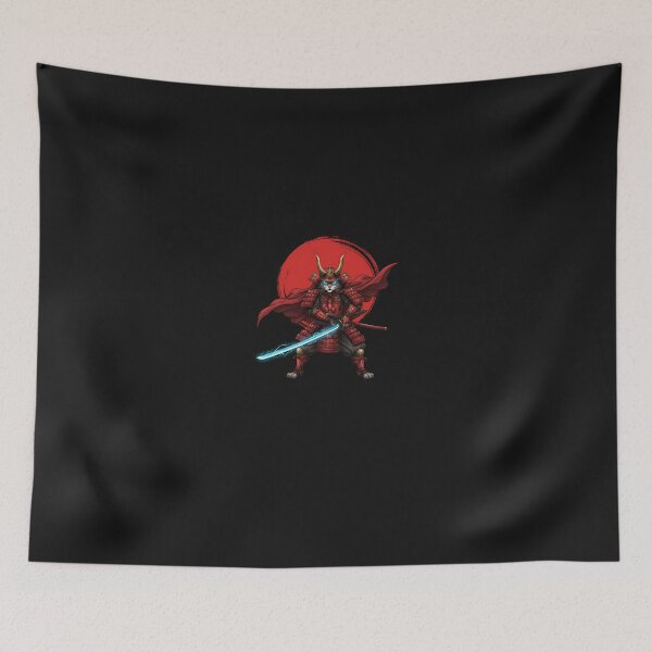 Item preview, Japanese Samurai Cat Graphic For Men Boys Women Kids designed and sold by grumpzara.