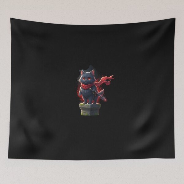 Item preview, Japanese Samurai Kitten Kawaii Ninja Cat  designed and sold by grumpzara.