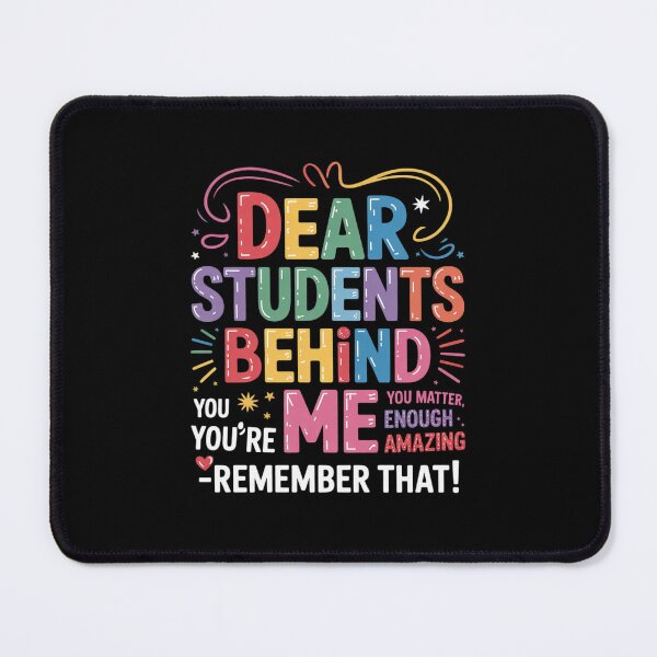 Item preview, Teacher Dear Students Behind Me Teacher Inspirational  designed and sold by THagBlue.