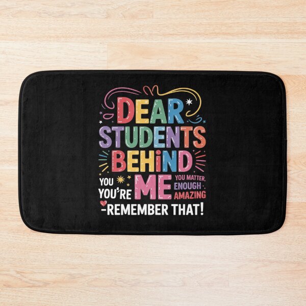 Item preview, Teacher Dear Students Behind Me Teacher Inspirational  designed and sold by THagBlue.