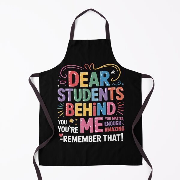 Item preview, Teacher Dear Students Behind Me Teacher Inspirational designed and sold by THagBlue.