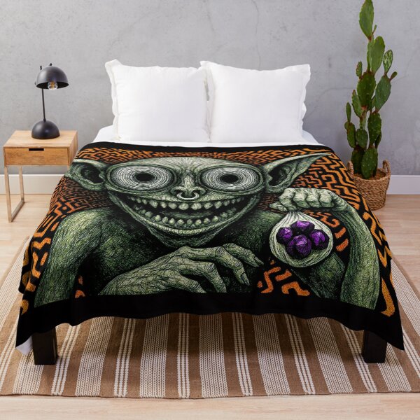Item preview, Psychedelic Goblin – Keeper of the Acid Smile designed and sold by DarkSpaceVibes.