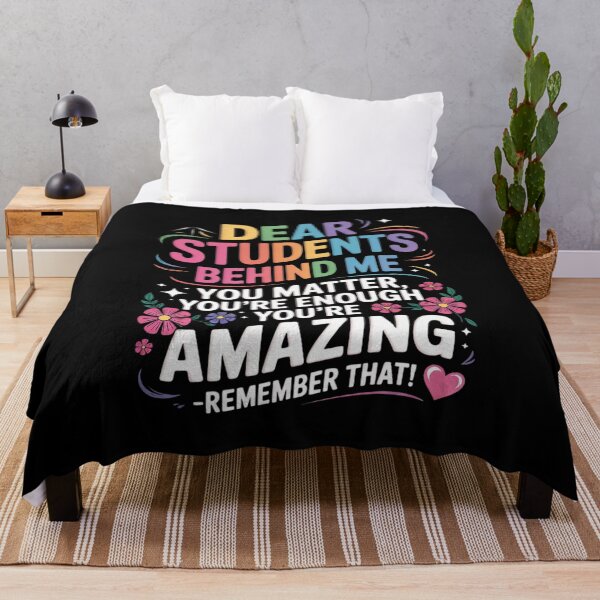 Item preview, Teacher Dear Students Behind Me Teacher Inspirational2 designed and sold by THagBlue.