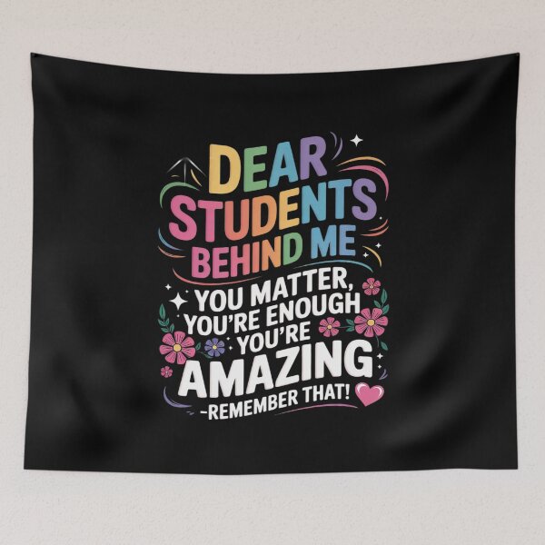 Item preview, Teacher Dear Students Behind Me Teacher Inspirational2  designed and sold by THagBlue.