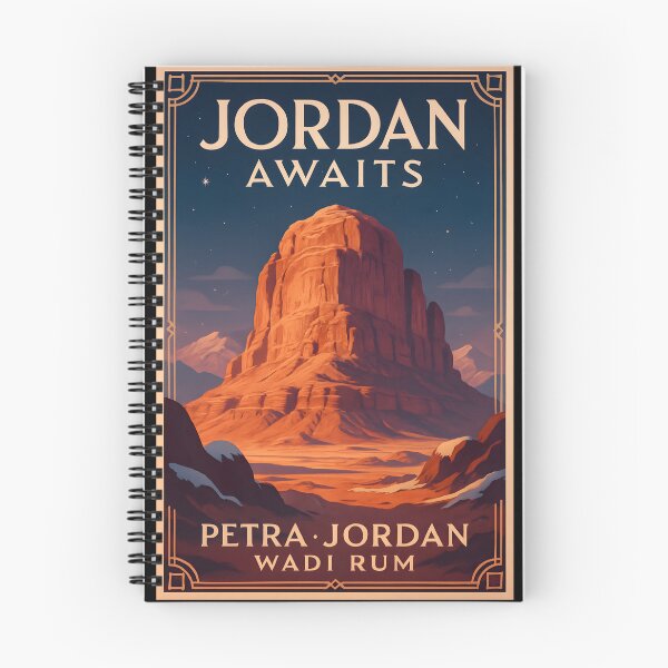 Item preview, Wadi Rum & Petra – Vintage Art Deco Jordan, Jordan designed and sold by Cosmopolis.