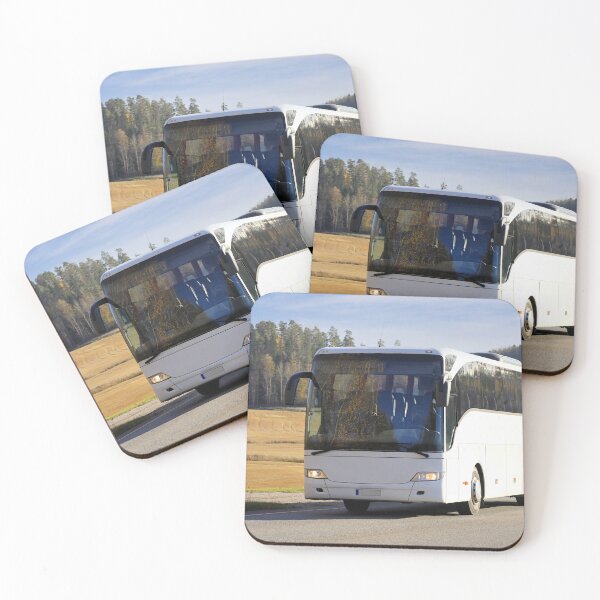 Item preview, White Bus on Road designed and sold by Taina Sohlman.