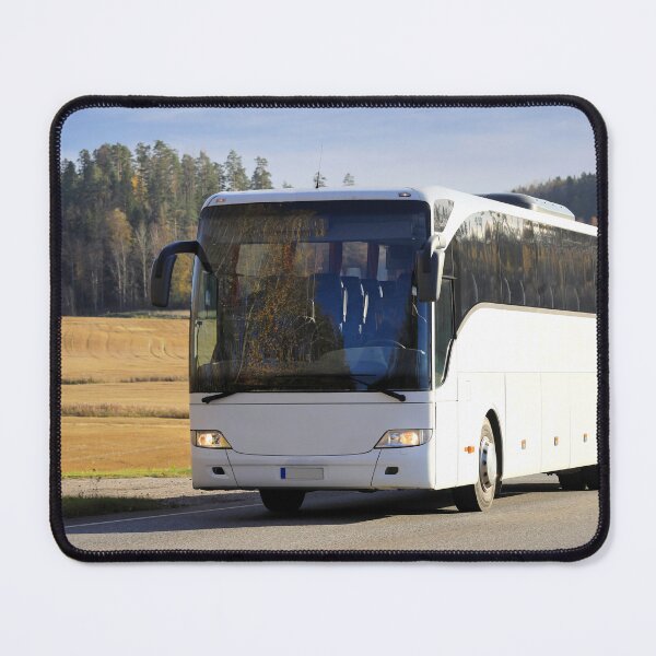 Item preview, White Bus on Road designed and sold by Taina Sohlman.
