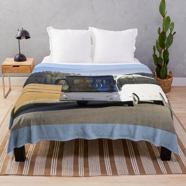 Item preview, White Bus on Road designed and sold by Taina Sohlman.