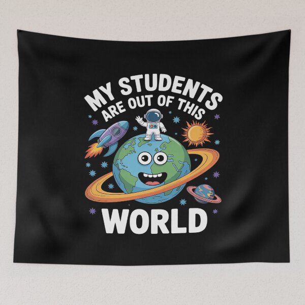 Item preview, Teacher Tee My Students Are Out of This World Space2  designed and sold by THagBlue.
