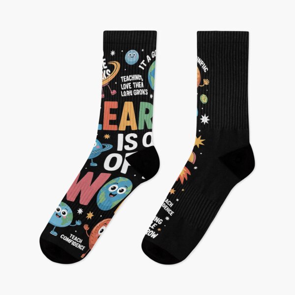 Item preview, Groovy Learning Is Out Of This World Planets Space Teacher  designed and sold by THagBlue.