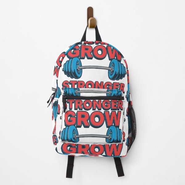 Item preview, Motivational design urging you to grow stronger with vibrant fitness and workout themes for gym lovers designed and sold by DigitalGraphic1.
