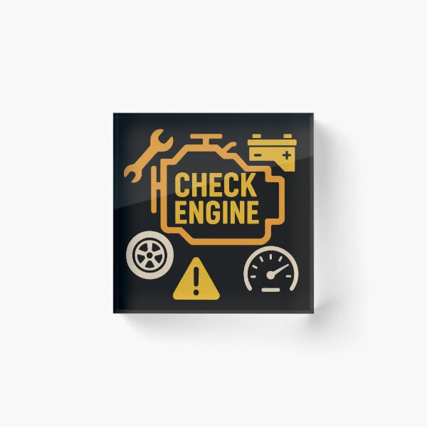 Item preview, Check Engine designed and sold by UA-Shirts.