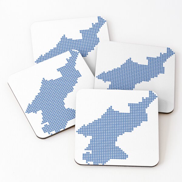 Item preview, Blue Rhinestone North Korea designed and sold by TheIconSmith.