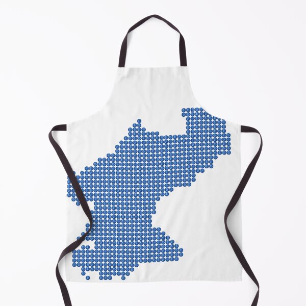 Item preview, Blue Rhinestone North Korea designed and sold by TheIconSmith.