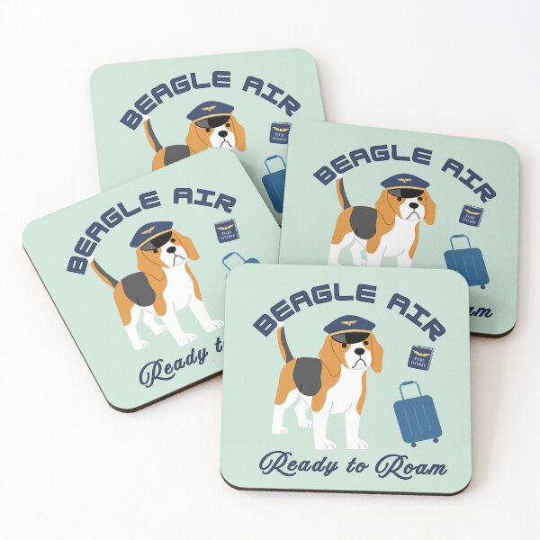 Item preview, Beagle Air – Ready to Roam Funny Beagle Traveler Design designed and sold by TheBeeKindSpace.