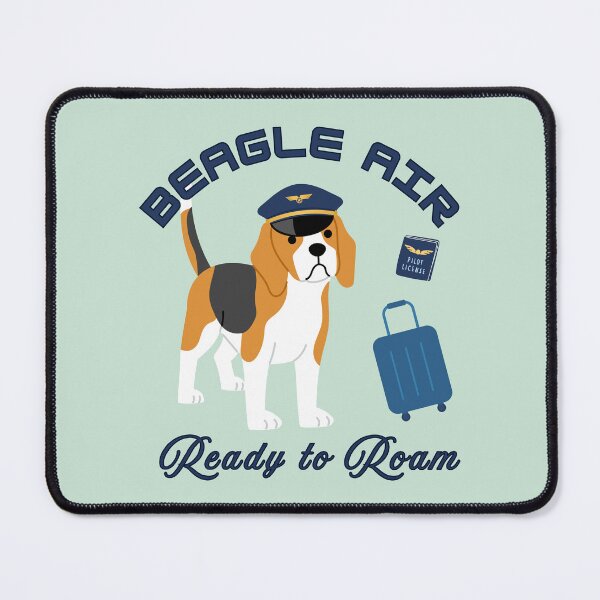 Item preview, Beagle Air – Ready to Roam Funny Beagle Traveler Design designed and sold by TheBeeKindSpace.