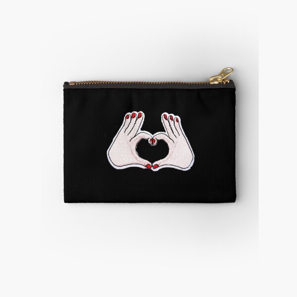 Item preview, Hippie Hand Heart Sticker designed and sold by shoplieu.