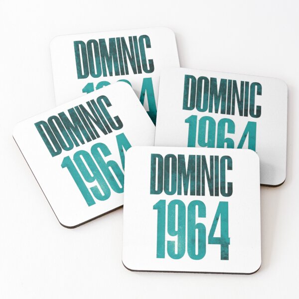 Item preview, Dominic 1964 Retro Vintage Typography designed and sold by AlexLineArt.