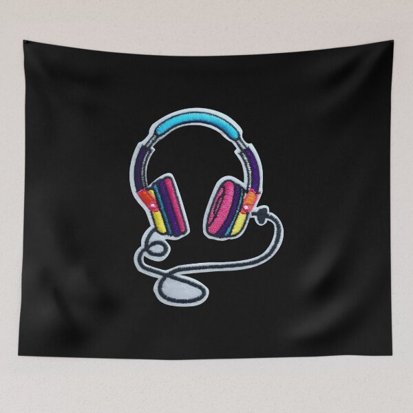 Item preview, Headphones Sticker designed and sold by shoplieu.