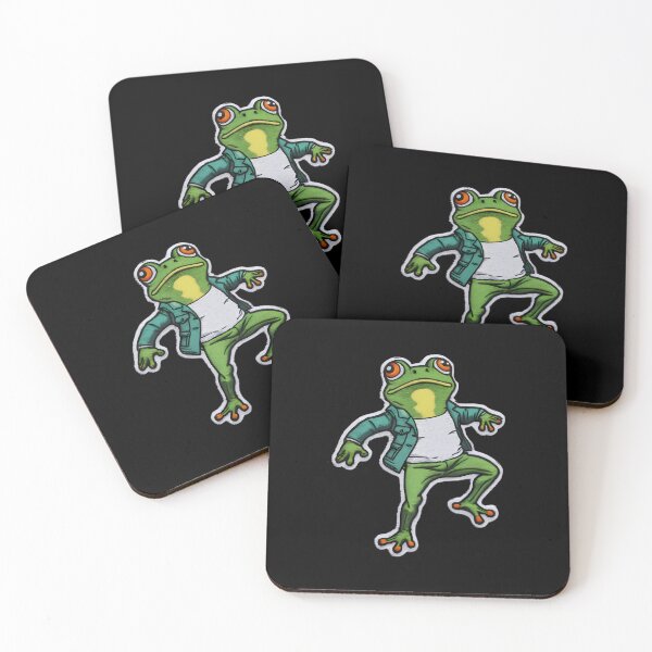 Item preview, Happy Cute Frog Cool Iron On Patches designed and sold by shoplieu.