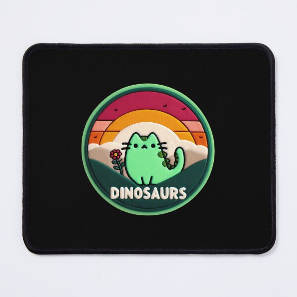 Item preview, Green Kawaii Dinosaur Felt Illustration designed and sold by shoplieu.