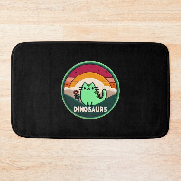 Item preview, Green Kawaii Dinosaur Felt Illustration designed and sold by shoplieu.