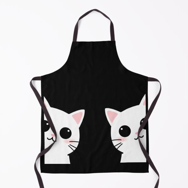 Item preview, A white kitten is poking its head out. designed and sold by PattaZone.