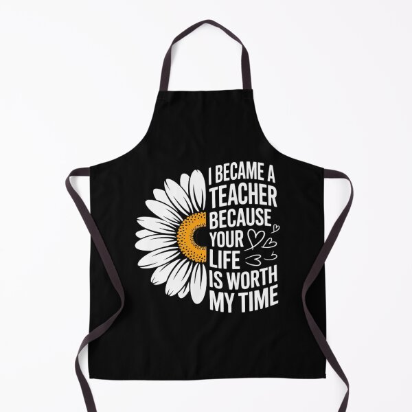 Item preview, I became a Teacher because your life is worth my time Men Women designed and sold by THagBlue.