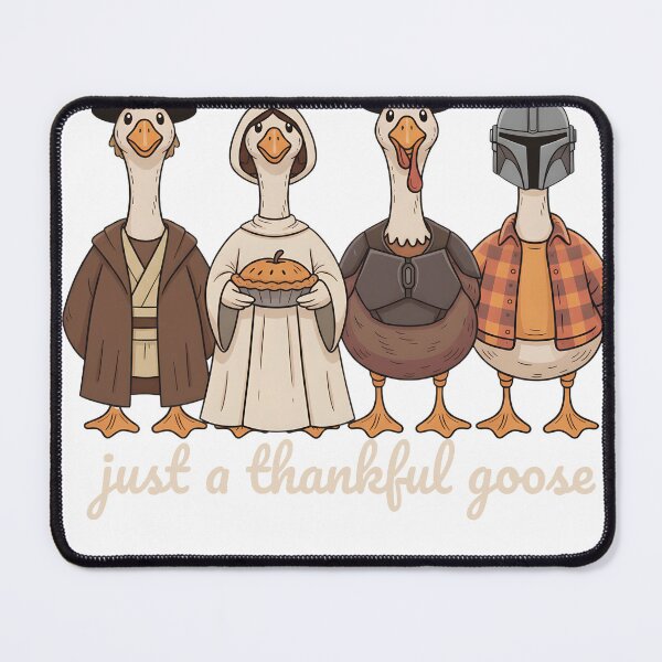 Item preview, Just A Thankful Goose Thanksgiving - Fall Goose Family Turkey day-musical goose thanksgiving designed and sold by InkRebelprint.