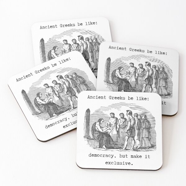Item preview, Greek Vibes - Democracy designed and sold by NZfun.