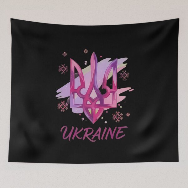 Item preview, Vibrant Stylized Ukrainian Trident Emblem designed and sold by RGShirtWorks.