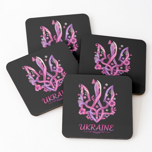 Item preview, Floral Ukrainian Tryzub Emblem designed and sold by RGShirtWorks.