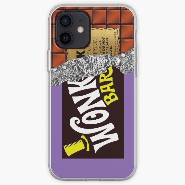 Wonka's Golden Ticket Chocolate iPhone Soft Case